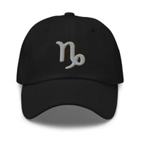 Zodiac Sign Capricorn embroidered dad hat, product image 1