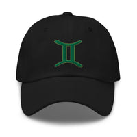 Zodiac Sign Gemini embroidered dad hat, product image 1