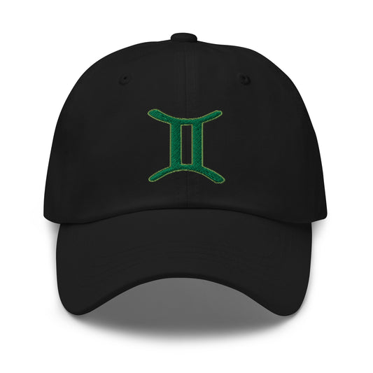 Zodiac Sign Gemini embroidered dad hat, product image 1