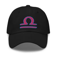 Zodiac Sign Libra embroidered dad hat, product image 1
