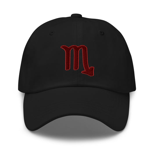 Zodiac Sign Scorpio embroidered dad hat, product image 1