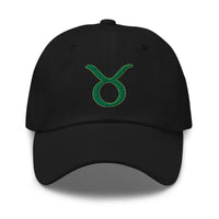Zodiac Sign Taurus embroidered dad hat, product image 1