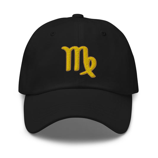 Zodiac Sign Virgo embroidered dad hat, product image 1
