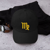 Zodiac Sign Virgo embroidered dad hat, product image 3