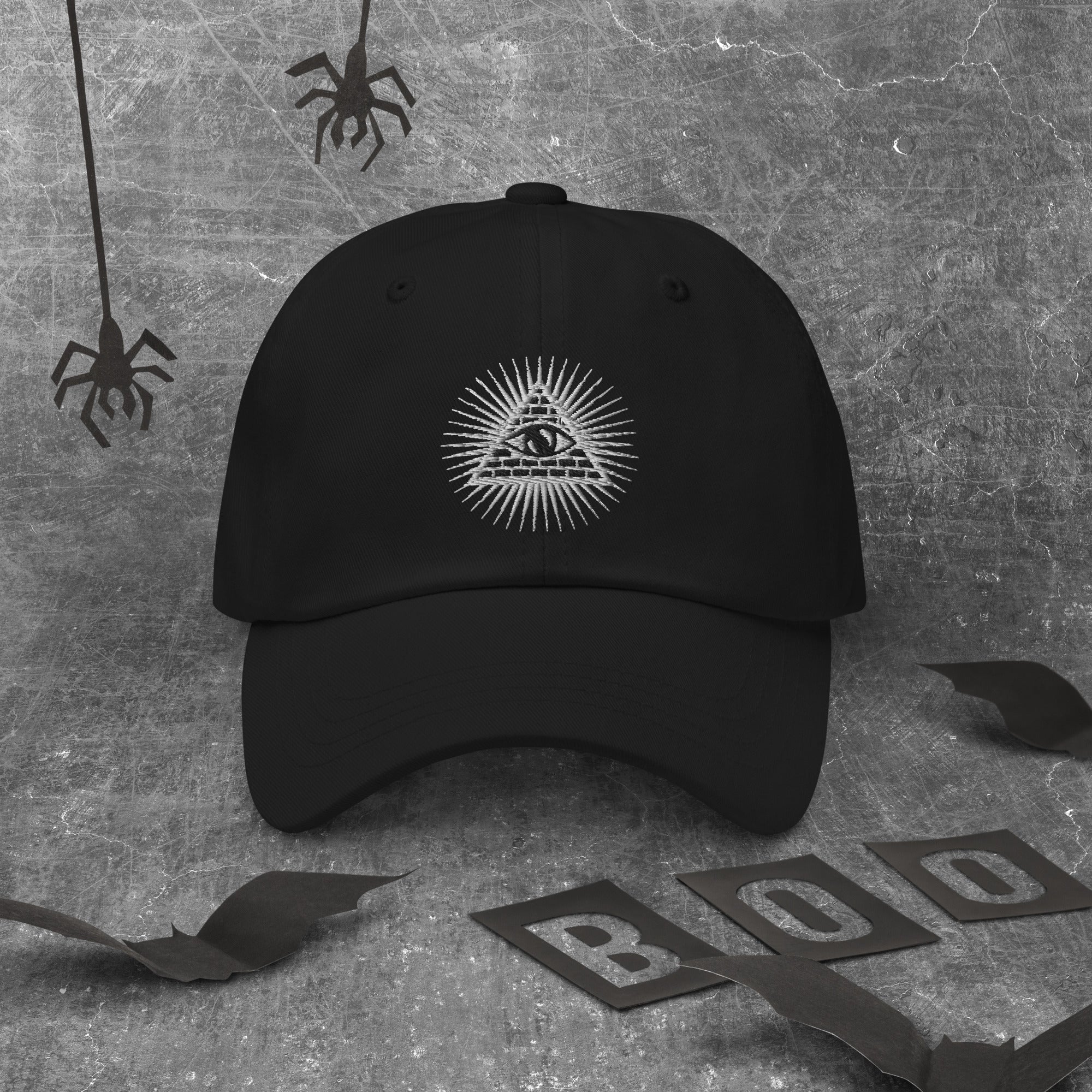 Illuminati All Seeing Psychic Eye Embroidered Baseball Cap Dad hat - Edge of Life Designs