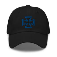 Iron Cross Occult Symbol World War II Style embroidered dad hat, product image 15