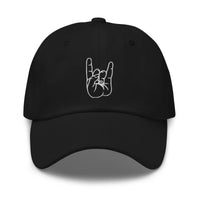 The Sign of the Horns embroidered dad hat, product image 1