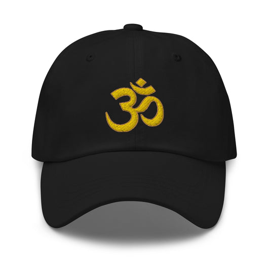 OM Sacred Spiritual Symbol embroidered dad hat, product image 1
