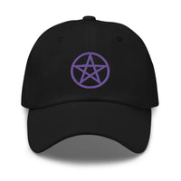 Wiccan Witchcraft Pentagram embroidered dad hat, product image 10