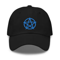 Witchcraft Woven Pentacle Pagan Ritual embroidered dad hat, product image 9