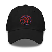 Rune Script Wiccan Ritual Pentagram embroidered dad hat, product image 1