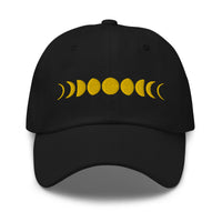 Moon Phases Lunar Cycle to Full Moon embroidered dad hat, product image 7