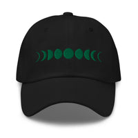 Moon Phases Lunar Cycle to Full Moon embroidered dad hat, product image 9