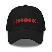 Moon Phases Lunar Cycle to Full Moon embroidered dad hat, product image 11