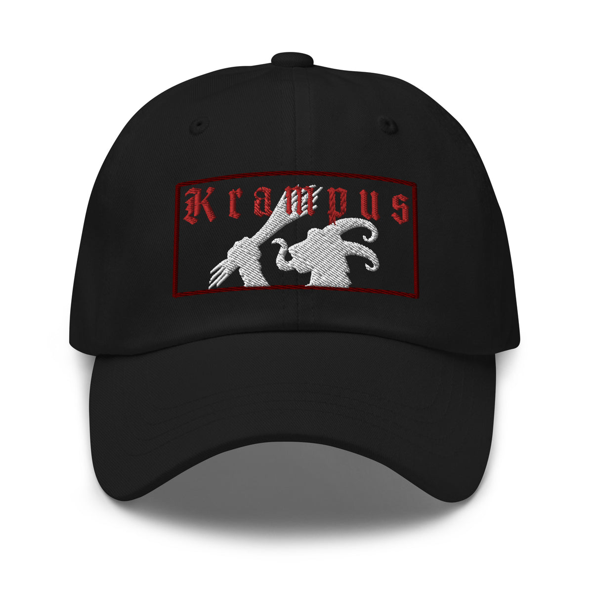 Gruss Vom Krampus embroidered dad hat, product image 1