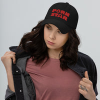 Porn Star Logo embroidered dad hat, product image 2