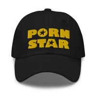 Porn Star Logo embroidered dad hat, product image 7
