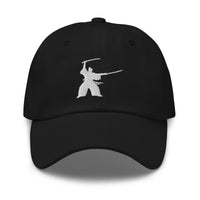 Samurai Two Sword Technique embroidered dad hat, product image 1
