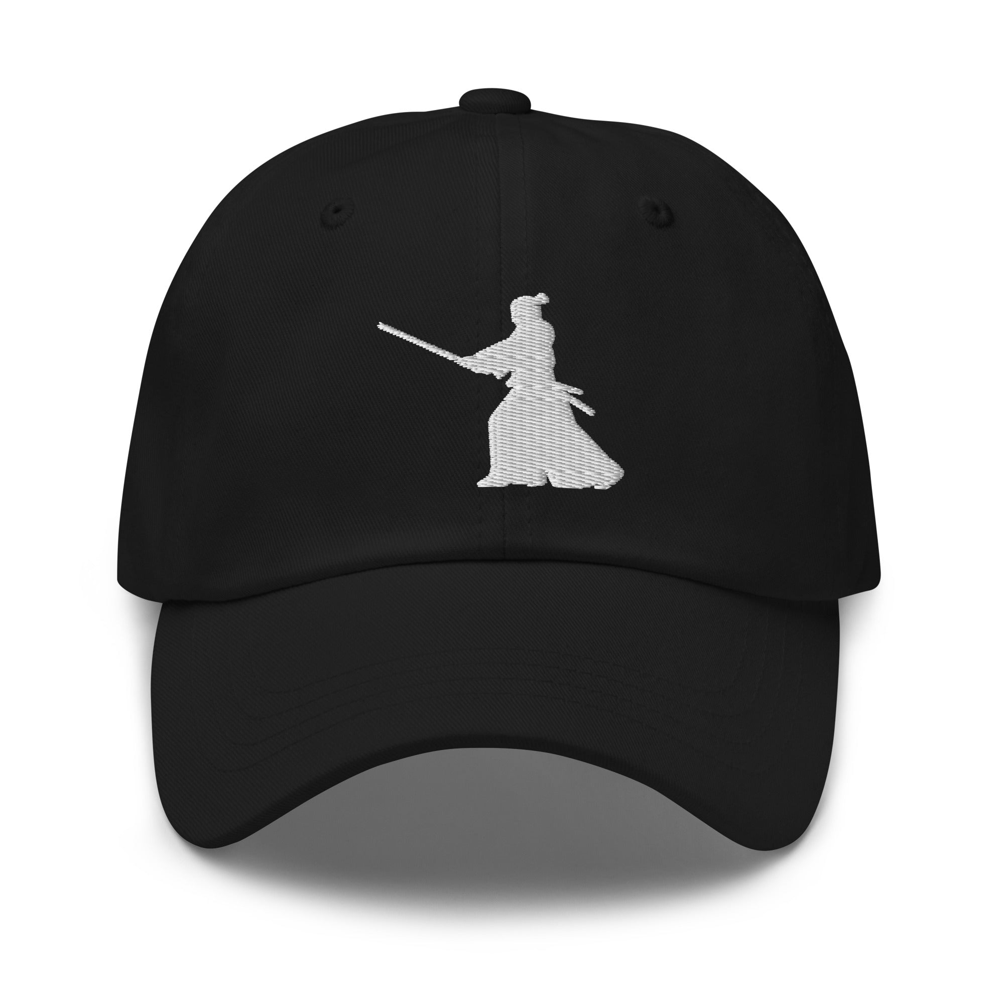 Ronin Samurai Warrior Swordsman Embroidered Baseball Cap Seigan No Kamae Stance Dad hat - Edge of Life Designs