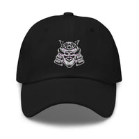 Samurai Warrior Mask embroidered dad hat, product image 1