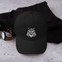 Samurai Warrior Mask embroidered dad hat, product image 3