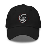 Twilight Zone Hypnotic Hypnosis Spiral Illusion embroidered dad hat, product image 1