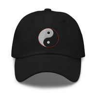 Yin and Yang Chinese Symbol embroidered dad hat, product image 1