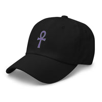 The Key of Life Ankh Ancient Egyptian Culture embroidered dad hat, product image 5