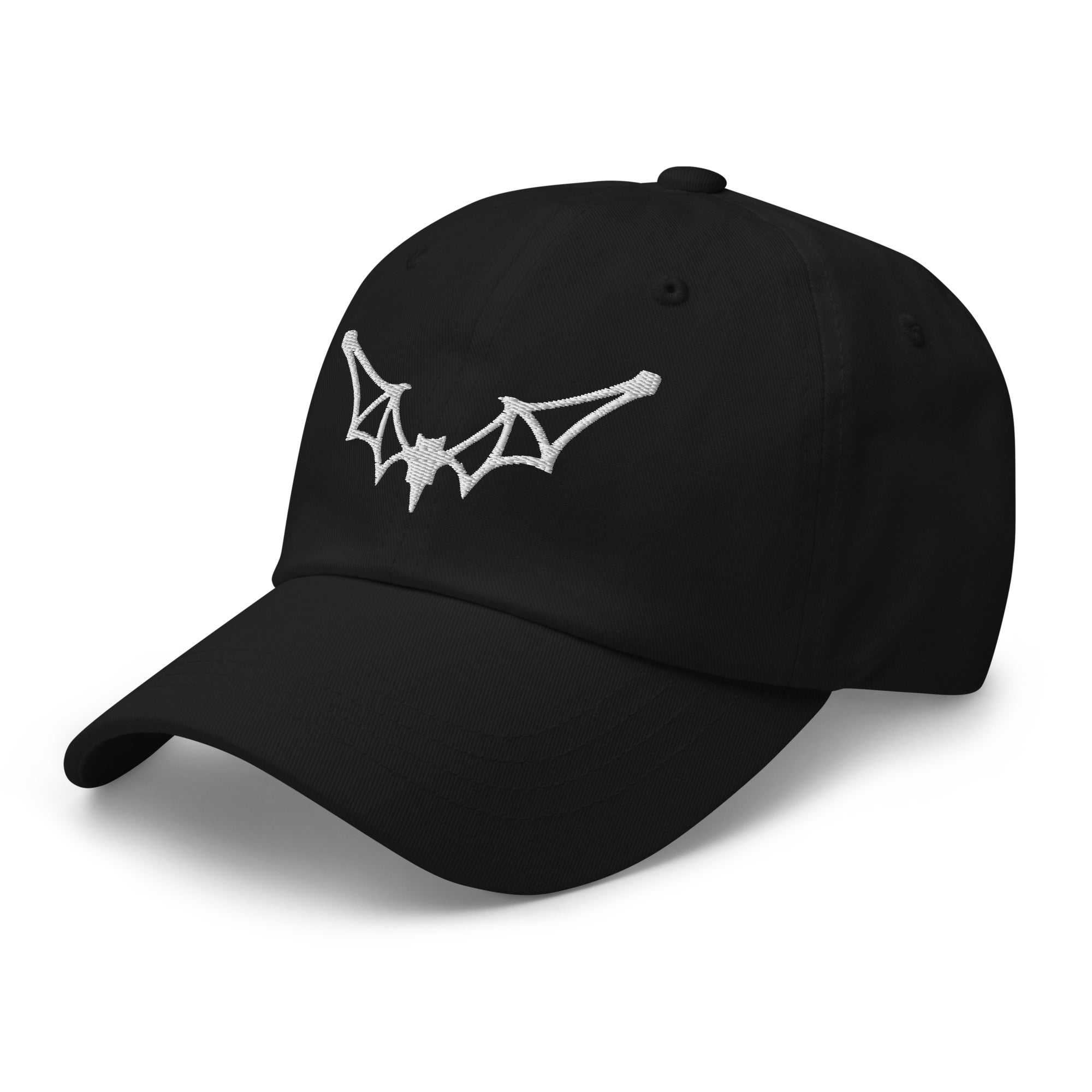 Flying Vampire Frame Bat Embroidered Baseball Cap Dad hat - Edge of Life Designs