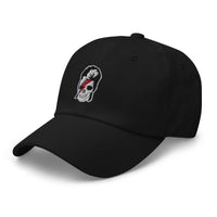 Lightning Bolt Skull David Bowie embroidered dad hat, product image 5