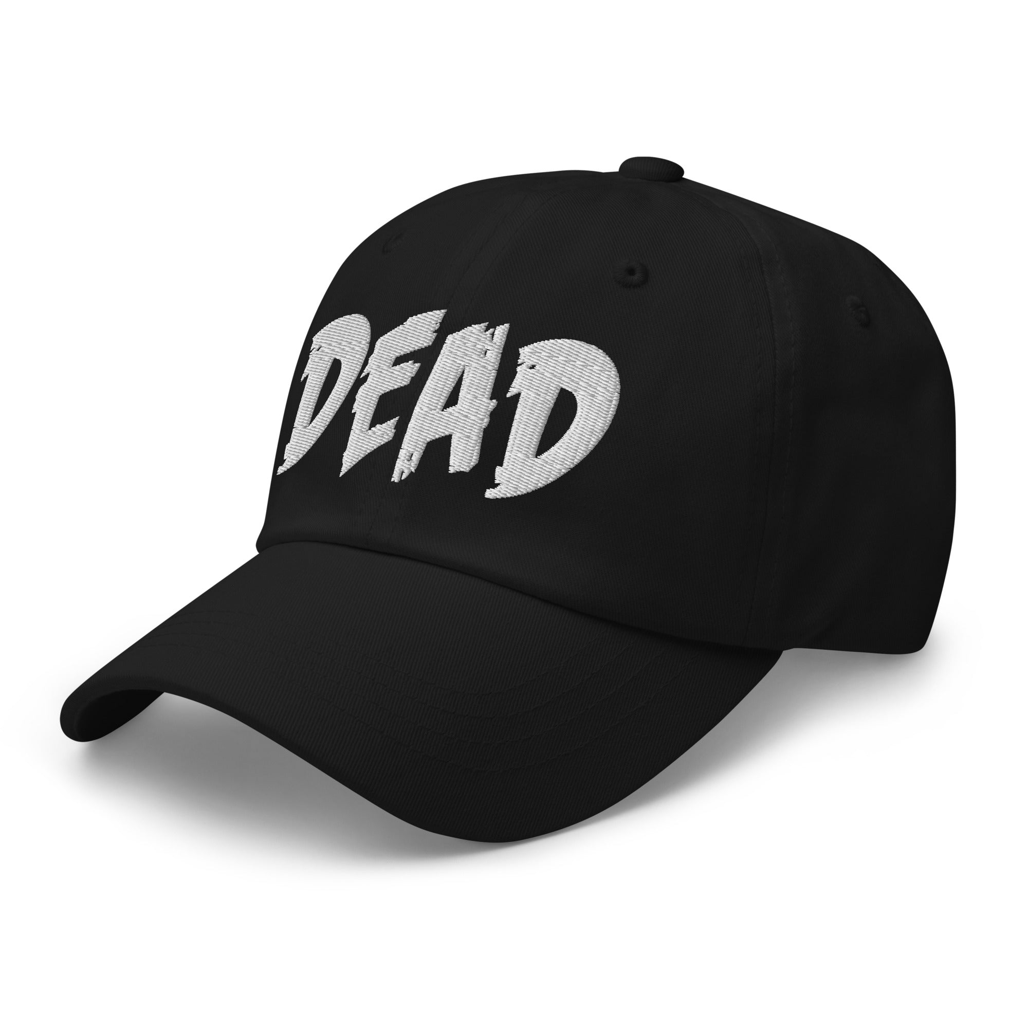 DEAD Emotional Depression Embroidered Baseball Cap White Thread Dad hat - Edge of Life Designs