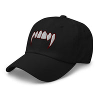 Vampire Fangs embroidered dad hat, product image 5