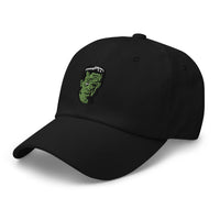 The Modern Prometheus Dr. Frankenstein's Monster embroidered dad hat, product image 5
