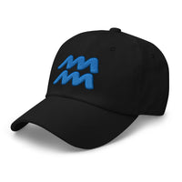 Zodiac Sign Aquarius embroidered dad hat, product image 5