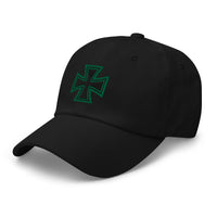 Iron Cross Occult Symbol World War II Style embroidered dad hat, product image 14
