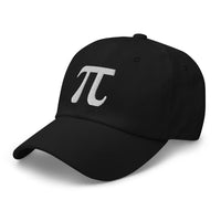 Pi Symbol π embroidered dad hat, product image 5
