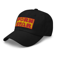 Porn Star Logo embroidered dad hat, product image 5