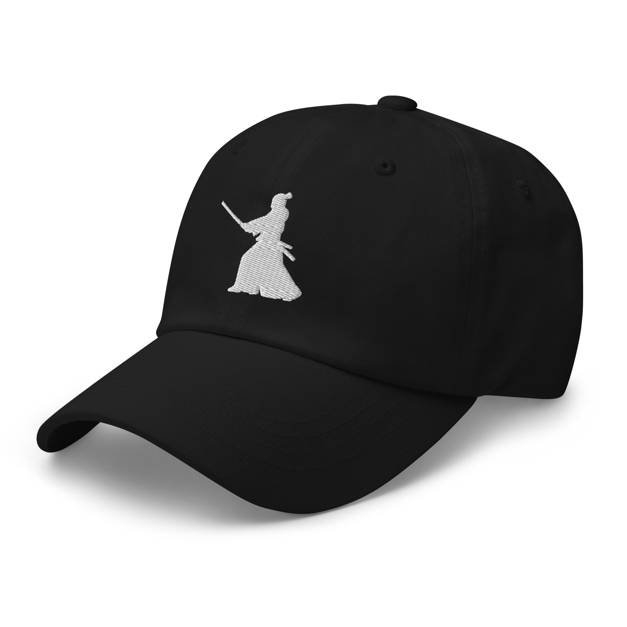 Ronin Samurai Warrior Swordsman Embroidered Baseball Cap Seigan No Kamae Stance Dad hat - Edge of Life Designs