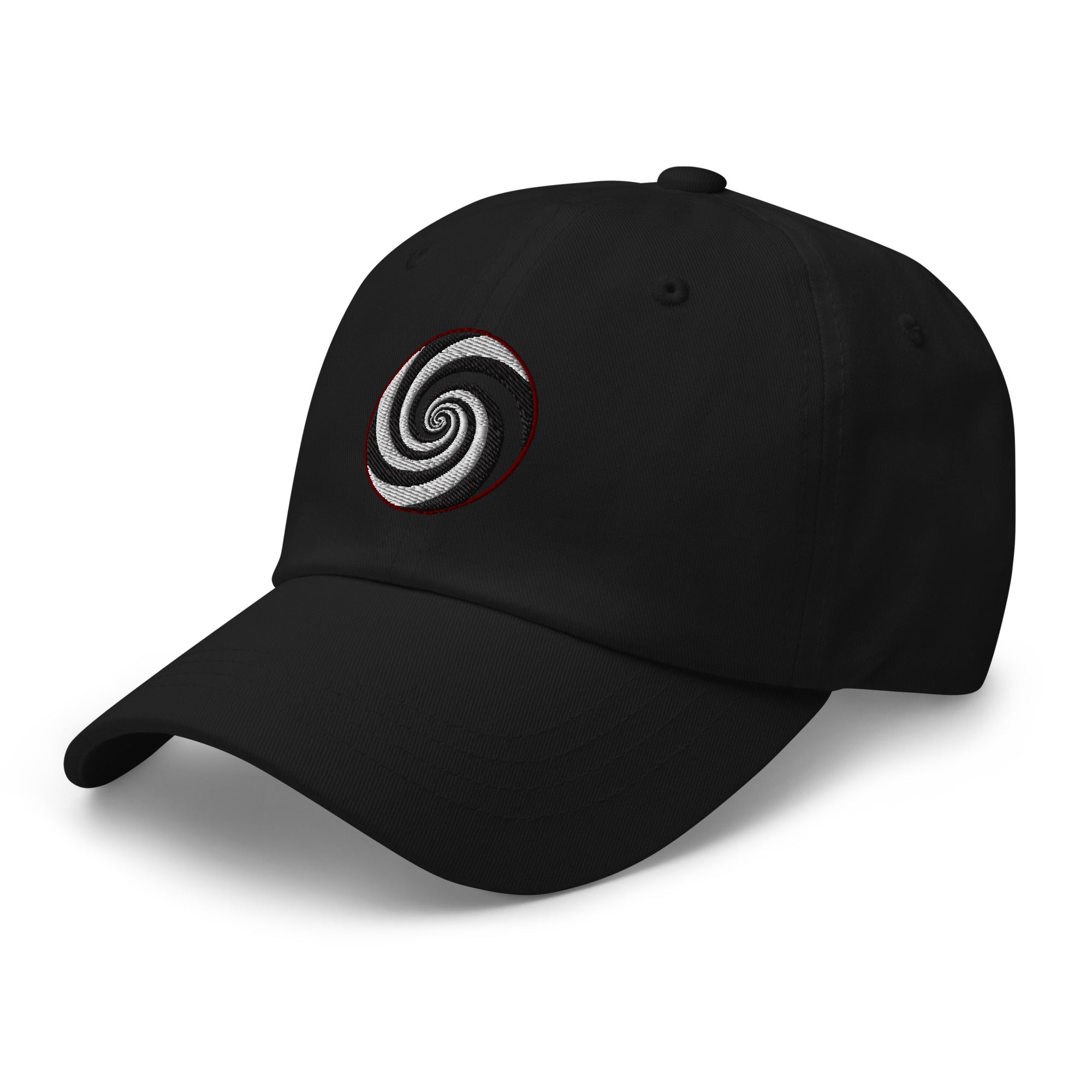 Twilight Zone Hypnotic Hypnosis Spiral Illusion Embroidered Baseball Cap Dad hat - Edge of Life Designs