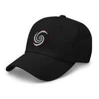 Twilight Zone Hypnotic Hypnosis Spiral Illusion embroidered dad hat, product image 5