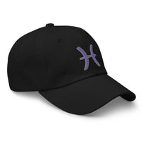 Zodiac Sign Pisces embroidered dad hat, product image 4