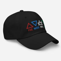 Four Elements of Matter: Fire, Water, Wind, Earth embroidered dad hat, product image 2