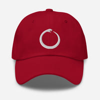 Ouroboros Snake Eating Tail Alchemy Symbol embroidered dad hat, product image 7