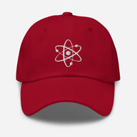 Atomic Nucleus Symbol Nuclear Power embroidered dad hat, product image 7