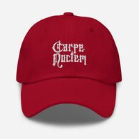 Carpe Noctem Seize The Night Vampire embroidered dad hat, product image 7