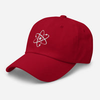 Atomic Nucleus Symbol Nuclear Power embroidered dad hat, product image 9
