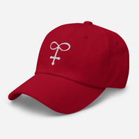 Alchemy Glass Occult Symbol embroidered dad hat, product image 9
