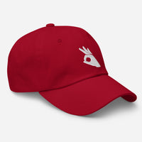 Okay Sign Hand Gesture Symbol embroidered dad hat, product image 8