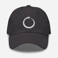 Ouroboros Snake Eating Tail Alchemy Symbol embroidered dad hat, product image 13