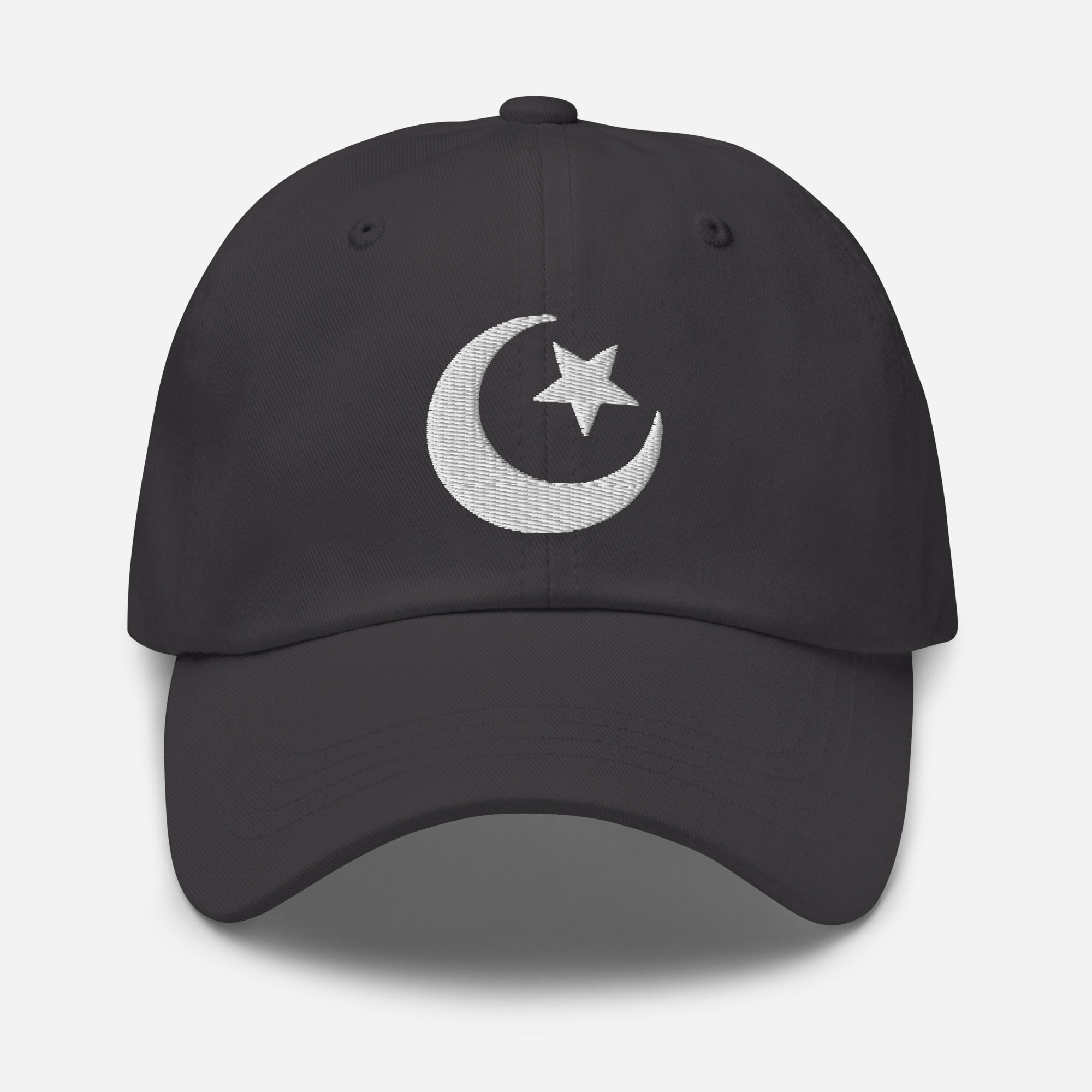 Star and Crescent Moon Ancient Symbol Embroidered Baseball Cap Dad hat